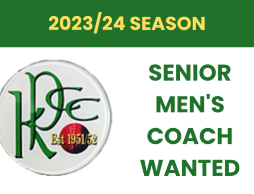 Senior Men’s Coach Position – Keon Park CC